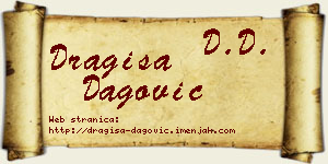 Dragiša Dagović vizit kartica
